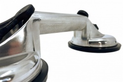 Ventuza dubla pt. gresie, sticla, faianta profesionala cu corp din Aluminiu - Ø125mm, 90kg - CNO-ALUV2 - Img 2