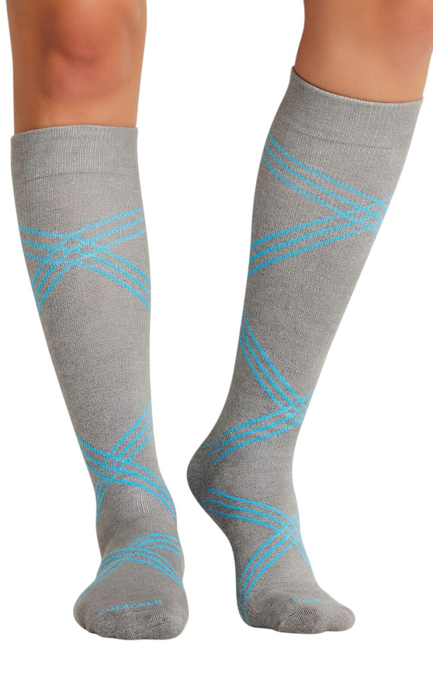 Ciorapi de compresie Cherokee 15-20 MmHg | Twisted Turquoise