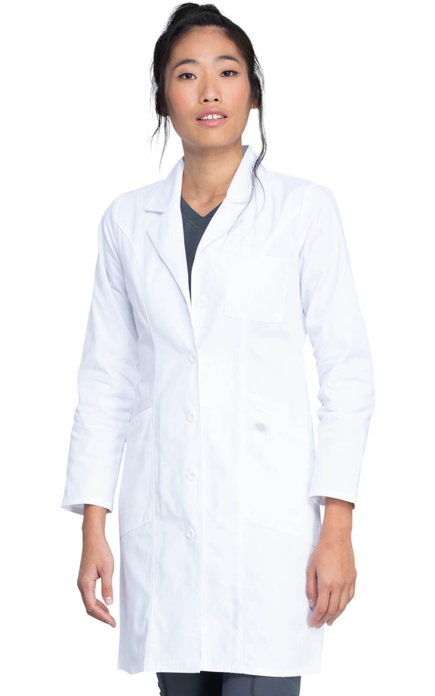 Halat de Laborator Dickies - Prof. Whites | White