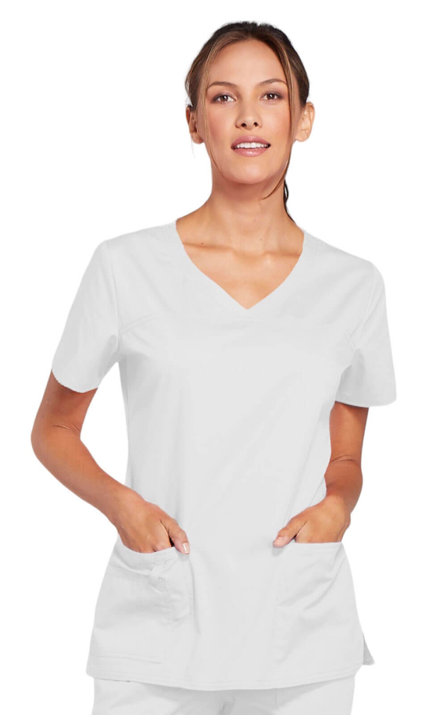 Halat Medical Alb Core Stretch pentru Femei | Cherokee