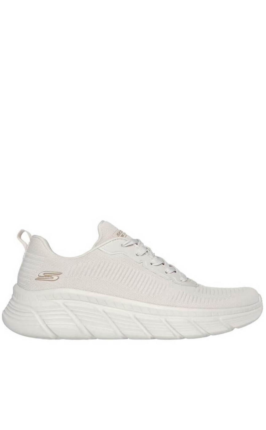 Pantofi Skechers dama - Bobs Flex - Flying Hi | Off White