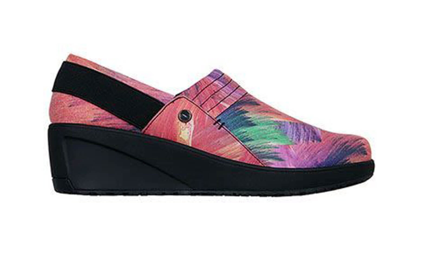 Incaltaminte antimicrobiana din piele GLIDE Multi Print Glide