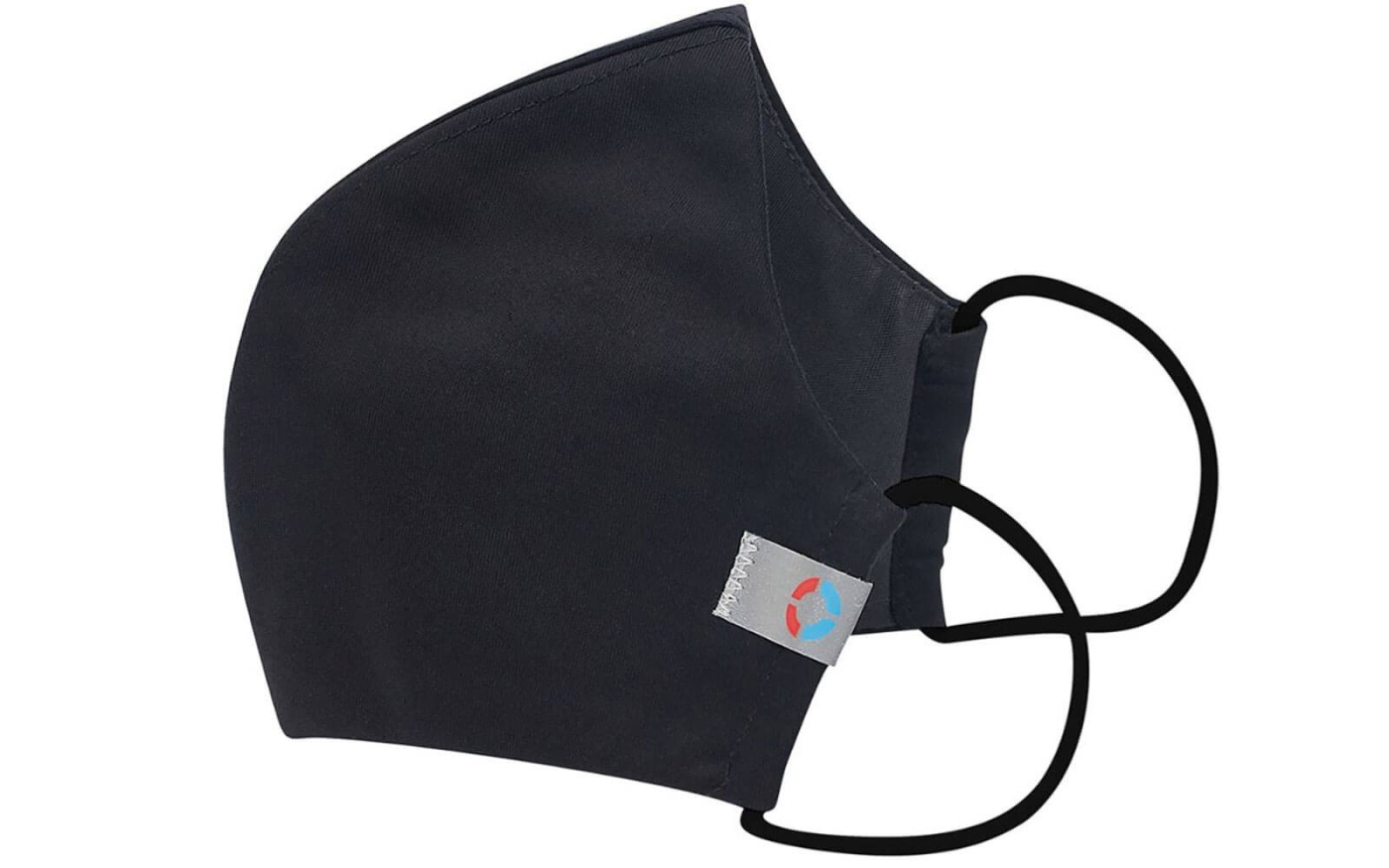 Set 5 Măști de Protecție Antimicrobiene Reutilizabile - Negru | Cherokee
