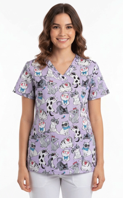 Halat Medical Cherokee - Prints Stretch | Furry Cute