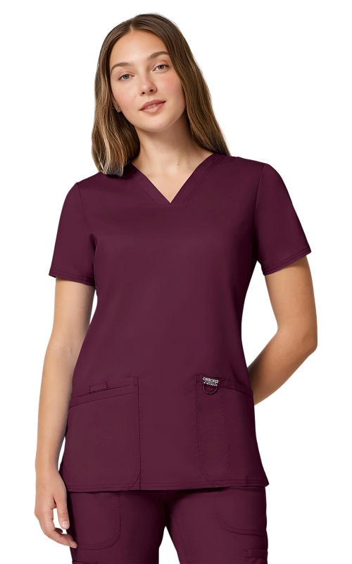 Halat Medical Damă Cherokee - WorkWear Revolution | Wine