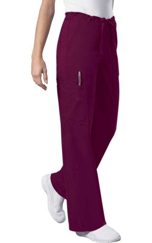 Pantaloni unisex Drawstring in Wine