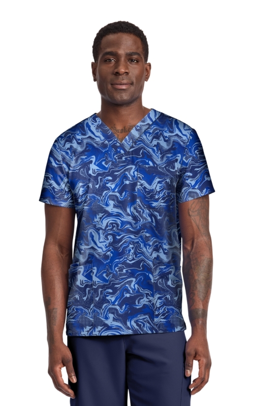 Bluză Medicală Cherokee - Prints Stretch | Halftone Camo