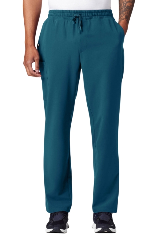 Pantaloni Medicali Jaanuu UltraLAST cu Barieră Fluidă – Rhodes | Caribbean Blue