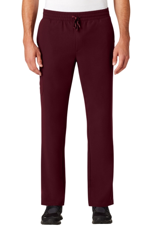Pantaloni Medicali Jaanuu UltraLAST cu Barieră Fluidă – Rhodes | Burgundy