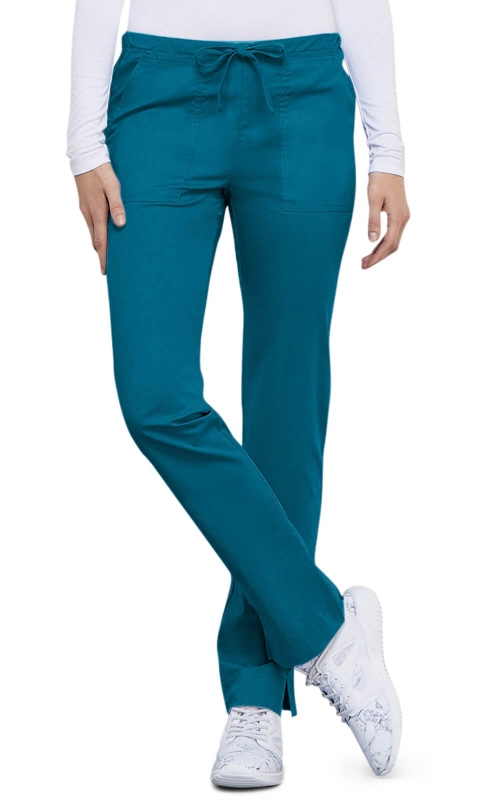 Pantaloni Medicali Slim Elastici Carribean Blue | Cherokee WorkWear Core Stretch