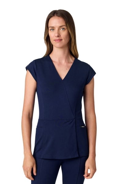 Bluză Medicală Jaanuu UltraSOFT – Isla | Midnight Navy