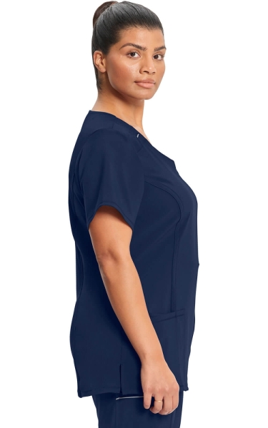 Halat Medical Antimicrobian Cherokee PROTX2® cu Decolteu Rotund - Infinity | Navy - Img 4