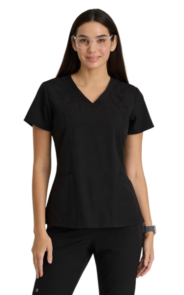 Halat Medical Antistatic Hex Jacquard Racer - Barco One | Black