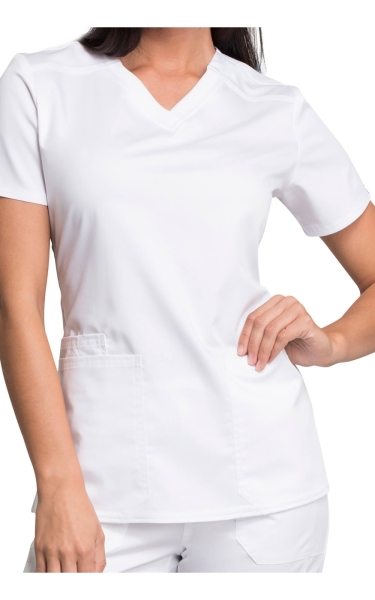 Halat Medical Cherokee Antimicrobian PROTX2® cu Barieră Fluidă - WW Revolution Tech | Alb - Img 3