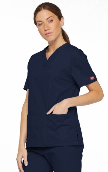 Halat Medical Clasic Dickies - EDS Signature | Navy - Img 2