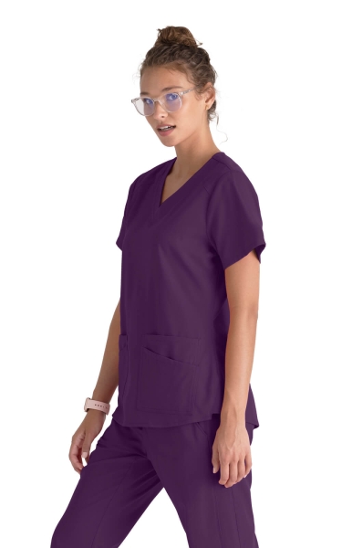 Halat medical Grey's Anatomy by Barco - Emma | Eggplant - Img 4