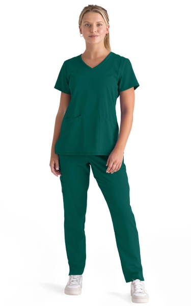 Halat medical Grey's Anatomy by Barco - Serena | Hunter Green - Img 4