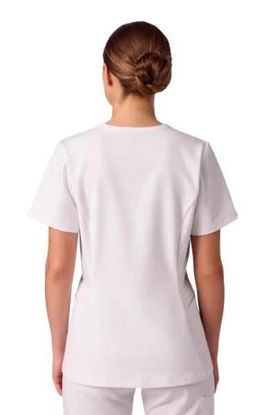 Halat Medical Jaanuu UltraLAST Fit&Flare – Calix | Alb - Img 2