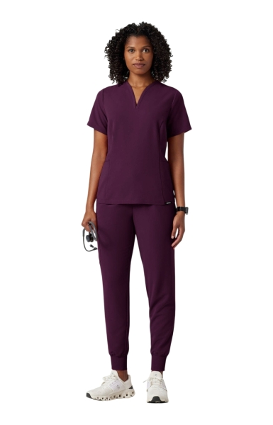 Halat Medical Jaanuu UltraLAST Fit&Flare – Calix | Deep Eggplant - Img 4