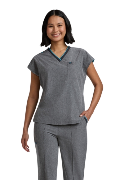 Halat Medical Koi Happiness McKenna - Basics | Heather Grey/Electric Blue