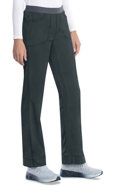 Pantaloni Medicali Antimicrobieni Cherokee PROTX2® Slim cu Talie Joasă - Infinity | Pewter - Img 4