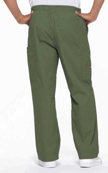 Pantaloni Medicali cu Talie Elastică EDS - Olive | Dickies. - Img 2