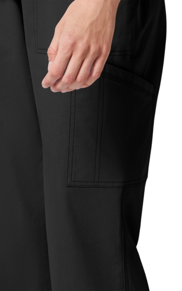 Pantaloni Medicali Damă Dickies FORGE - Straight Leg Cargo | Black - Img 3