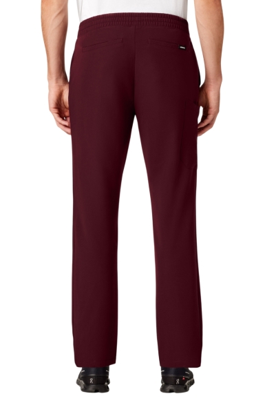 Pantaloni Medicali Jaanuu UltraLAST cu Barieră Fluidă – Rhodes | Burgundy - Img 2