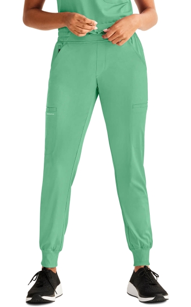 Pantaloni Medicali Jogger Healing Hands Rhea - HH Works | Surreal Green - Img 1