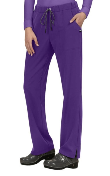 Pantaloni Medicali Koi Happiness Everyday Hero | Grape - Img 1