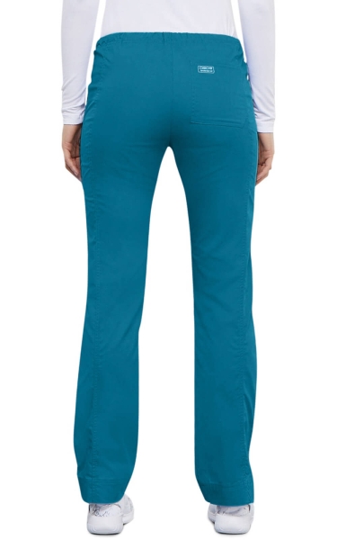 Pantaloni Medicali Slim Elastici Carribean Blue | Cherokee WorkWear Core Stretch - Img 2