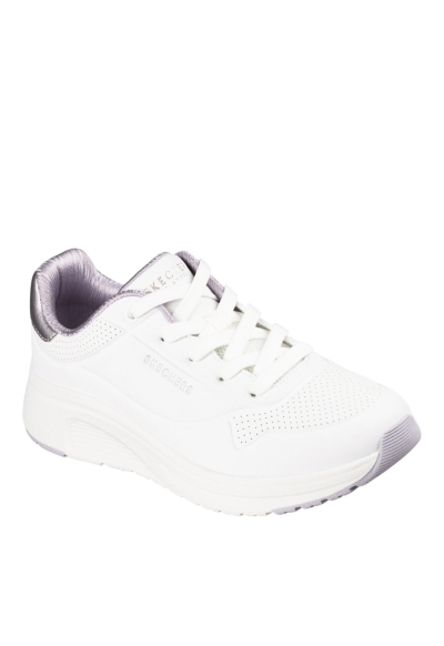 Pantofi Dama Skechers - UNO Lite 2 | White/Lavender - Img 3