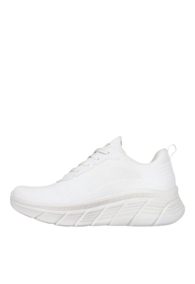 Pantofi Skechers dama - Bobs Flex - Flying Hi | White - Img 3