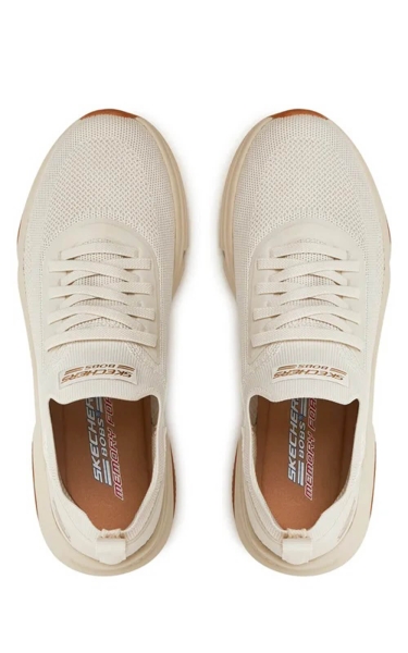 Pantofi Skechers dama - Bobs Sparrow Flex - Instant Clout | Off White - Img 5