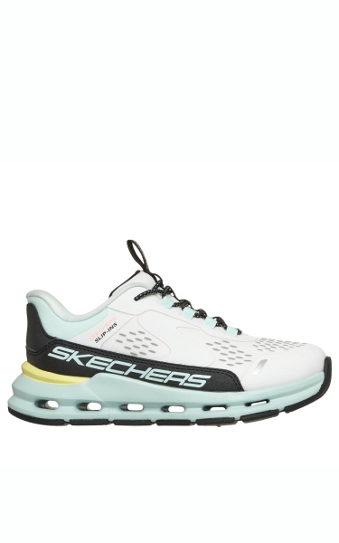 Pantofi Skechers dama Slip-Ins - Glide - Step Vista | White / Turquoise