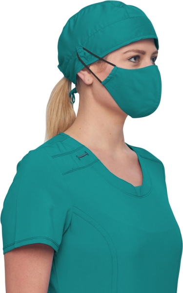 Set 5 Măști de Protecție Antimicrobiene Reutilizabile - Teal | Cherokee - Img 3