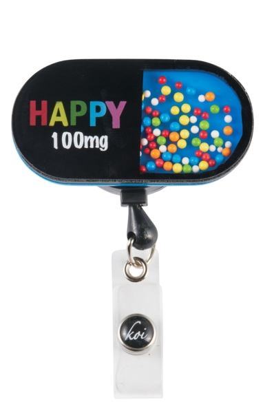 Suport Legitimație Retractabil Shaker - Koi Happiness | Happy Pill