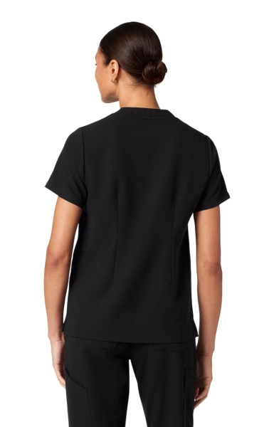 Bluză Medicală Jaanuu UltraLAST V-Neck – Helia | Black - Img 2