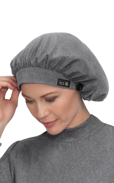 Bonetă Chirurgicală Koi Happiness Pentru Păr Lung | Heather Grey
