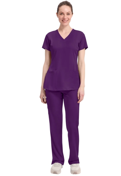 Costum Medical Femei Healing Hands - HH Works | Eggplant