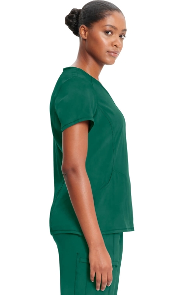 Halat medical antimicrobian Cherokee PROTX2® Mock Wrap - Infinity | Hunter Green - Img 3