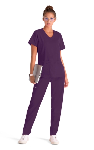 Halat medical Grey's Anatomy by Barco - Emma | Eggplant - Img 5