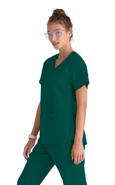 Halat medical Grey's Anatomy by Barco - Emma | Hunter Green - Img 3