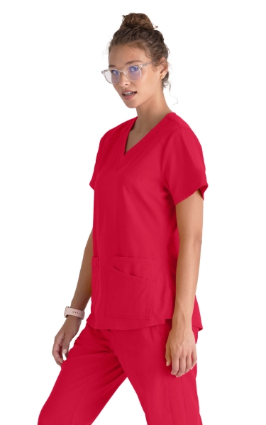 Halat medical Grey's Anatomy by Barco - Emma | Scarlet Red - Img 3