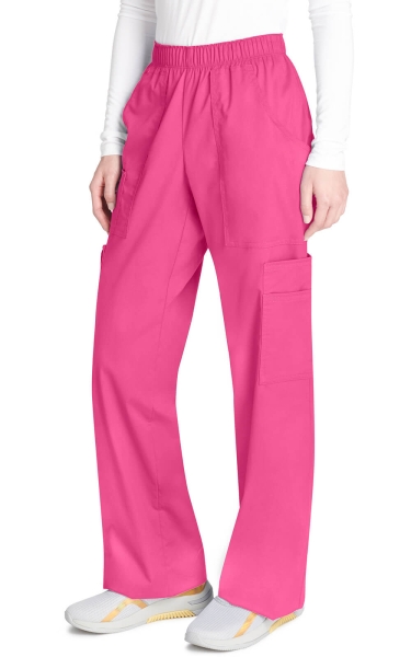 Pantaloni Medicali Cherokee - WW Core Stretch | Shocking Pink - Img 3
