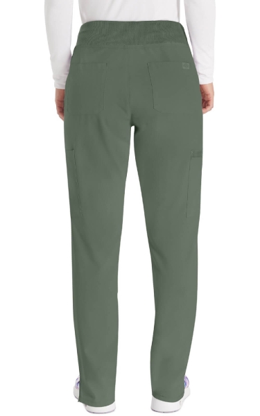 Pantaloni Medicali Dickies cu Talie Elastică - EDS Essentials | Olive - Img 3