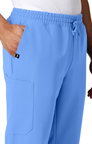 Pantaloni Medicali Jaanuu UltraLAST cu Barieră Fluidă – Rhodes | Ceil Blue - Img 4