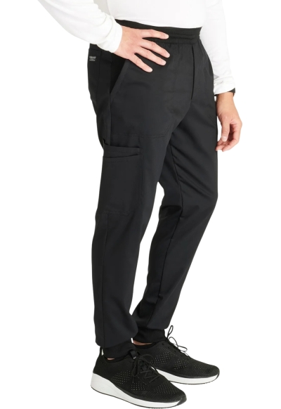 Pantaloni Medicali Jogger pentru Bărbați Cherokee WorkWear Revolution | Black - Img 5
