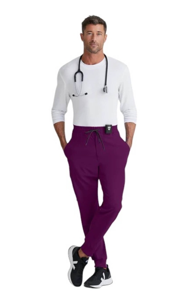 Pantaloni Medicali Jogger Vortex Barco One | Wine - Img 4