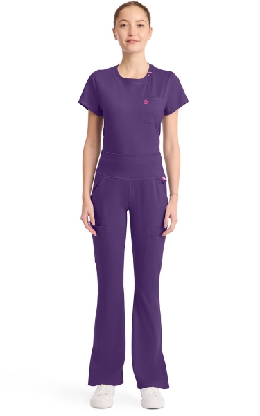 Pantaloni Medicali Med Couture - MC AMP Knit | Galactic Purple - Img 5